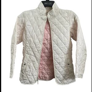 Lands’ End Cream Jacket Sz ( S 7 -8)